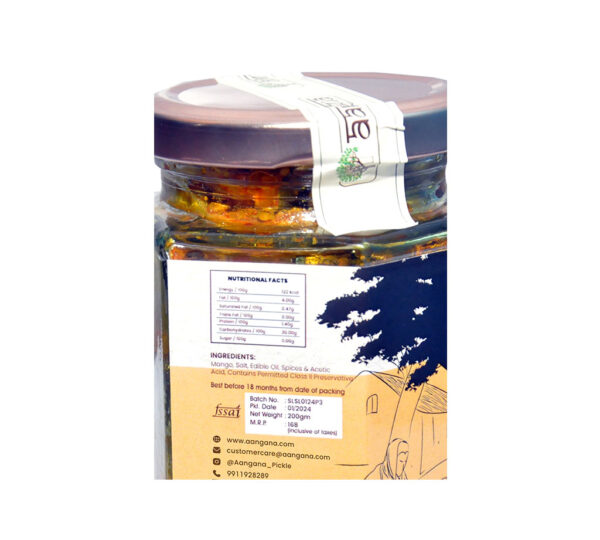 Mango Oil Pickle (200gm) - Image 2