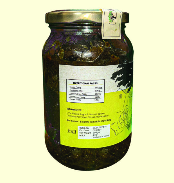 Nimbu Sweet Sour Pickle (500gm) - Image 3
