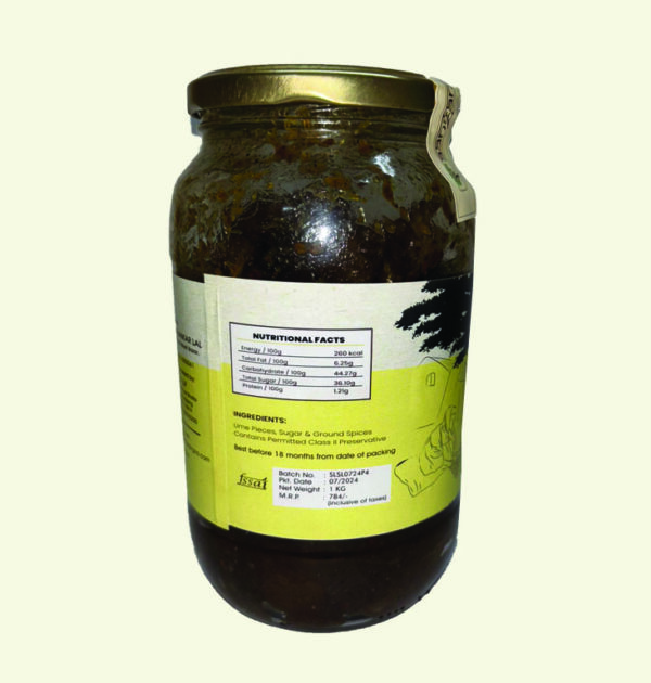 Nimbu Sweet Sour Pickle (1 Kg) - Image 3