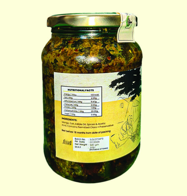 Mango Oil Pickle (500gm) - Image 2